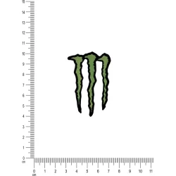 Adesivo de Chapéu Country Monster Grande