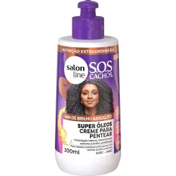 Creme Para Pentear Salon Line S.O.S Super Óleos 300ml