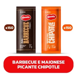 Combo Molho Barbecue e Maionese Chipotle Dmais