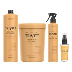 Combo Trivitt Itallian Color Mascara 1kg Shampoo Fluido