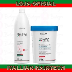 Pó Descolorante Azul Dust Free Itallian Color Ox 30