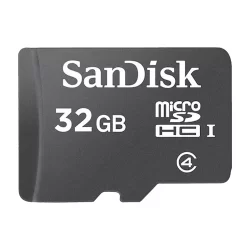 Cartão de Memória Sandisk 32gb Micro Sd Classe C4 Preto
