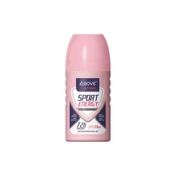 Desodorante Roll On Above Sport Energy Women 50ml - Proteção 48h e Frescor Duradouro