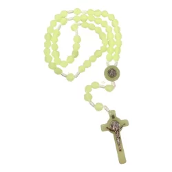 Terço Fluorescente Grande - Nossa Senhora Aparecida, Brilha no Escuro TASSTORE