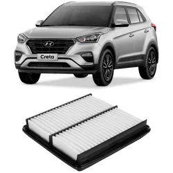Filtro Ar Hyundai Creta 1.6 16v 2017 A 2022 Wega Jfa-0h40
