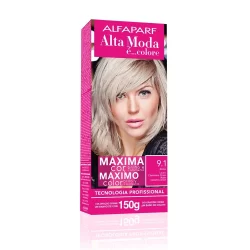 Tintura Alta Moda 9.1 Louro Clarissimo Cinza