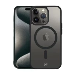 Capa Case Capinha MagSafe Preta para iPhone 15 Pro Max - Proteção, Carregamento Sem Fio - Gshield