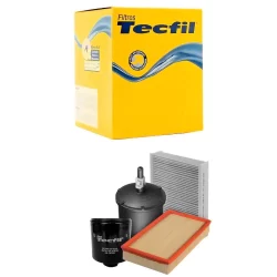 Kit Troca De Filtros Fox 1.0 8v Gasolina 2003 A 2005 Tecfil