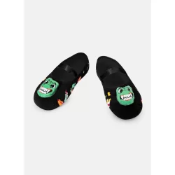Meia Sapatilha Menino Antiderrapante com LED Dino Food - Puket