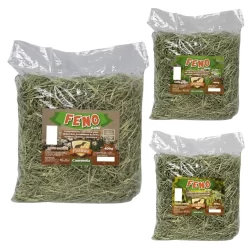 Feno in Natura Erva Cidreira Camomila Erva Doce  Coelho Hamster Chinchila 400g