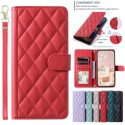 Capa Carteira Flip De Couro Para Samsung Galaxy A06 A16 A26 A36 A56 A05 S A15 A25 A35 A55 A14 A24 A34 A54 A13 A33-A53 4G