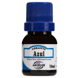 Corante Liquido Azul 10ml Arcolor - Rizzo Distribuidora