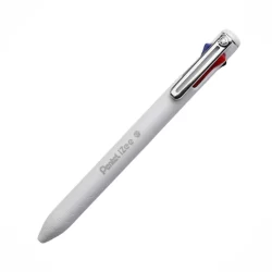 Caneta esferográfica 4 cores 0.7mm Izee Branco Pentel