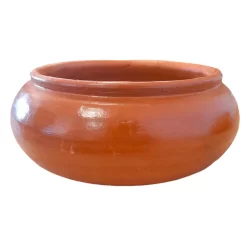 Bacia de Cerâmica Rustica Marrom G - 21x8cm - 1 unidade - Rizzo