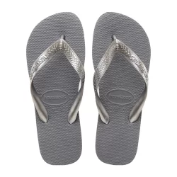 Chinelo Havaianas Top Unissex Cinza Aço