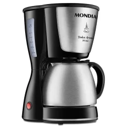 Cafeteira Elétrica, 30 Xícaras, Mondial, Dolce Arome, 800W, 127V, C-37JI-30X - Preto/Inox