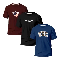 Kit 3 Camisetas Masculina Variáveis Country Rodeio Texas T07