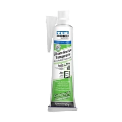 Adesivo Silicone Acético Transparente Construção sem Blister Sac1783 Tekbond 50g