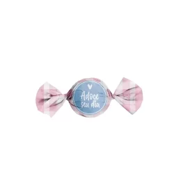 Papel Trufa - 15,5x14x5 cm - Adoce seu dia - Rosa - 100 unidades - Cromus  - Rizzo