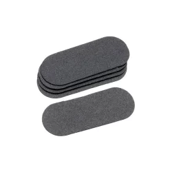 Refil De lixa Para Pés Santa Clara Preta Grossa 2292 com 12un