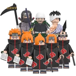 WM6112 Hot Sell Pain Mifune Shimura Danzou Pepperfish Hanzo Anime Mini Blocos De Construção Kids Toys For Boys Girls