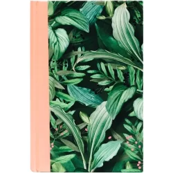 Bíblia da Mulher de Fé | NVI | Capa Dura | Tecido Rosa e Folhagem