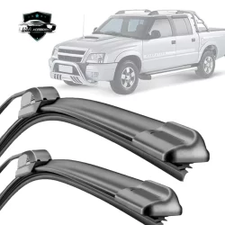 Par Palhetas(20) Silicone Limpador Para-brisa Gm S10 1995 A 2011