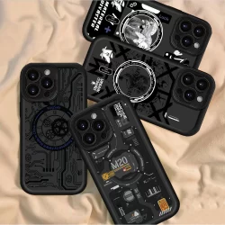 Carimbo De Máquinas E Peças , Capa Para iPhone 16 15 Pro Max 15 Plus 14 13 12 iPhone11Pro 14Plus 16Pro Casesunshine