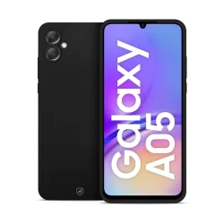 Capa Case Capinha Silicone Veloz p/ Samsung Galaxy A05 Gshield – Preta, Antimpacto, Anti-Marcas