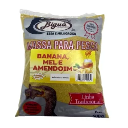 Massa Para Pesca Em Pó 500g Vários Sabores Biguá Carpa Tilapia E Outros
