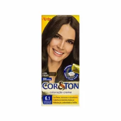 Tintura Cor & Ton 6.1 Louro Escuro Acinzentado
