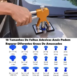 Ferramentas De Reparo De Mossa Para Automóveis Kit Extratores de chapa metálica Conjunto de Reparo de Poço Granizo Poço