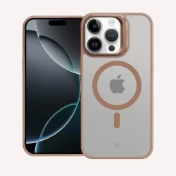 Capa Case Capinha para iPhone 16 Pro Max - MagSafe Titanium Desert - Acabamento Metálico -  Gshield