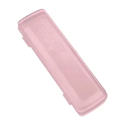 Porta Escova de Dentes Plástico Rosa Sanremo