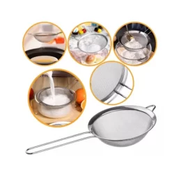 Peneiras Peneira Coador Coadores 10cm 18cm 16cm 20cm Para Suco Farinhas Grãos Para Cozinha Universal