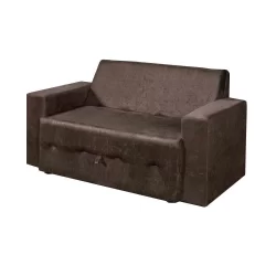Sofá-cama Pratik 5000 Mamflex Marrom Suede