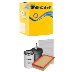 Kit Troca De Filtros Gol G4 1.6 Gasolina 2011 A 2014 Tecfil