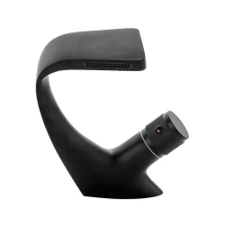 Torneira para banheiro cascata Misturador Monocomando Baixa Cairu Pingoo - Preto