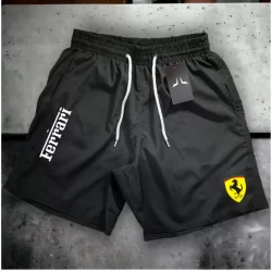 Short Bermuda Mauricinho Antiodor Esportiva Ferrari 01 -  Academia, Skate, Basquete, Corrida Tactel