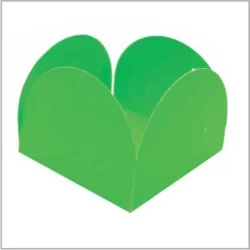 KIT  Forminhas Para Doces  Verde Limão 4 Pétalas 10.7   (Nc Toys Simples)