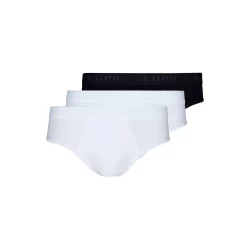 Kit com 3 Cuecas Slip Lupo 485-002 Colorido