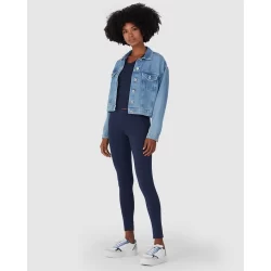 Calça Legging Básica Feminina Em Algodão