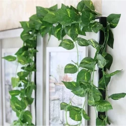 Kit 4 Metros Folhagem Pendente Trepadeira Planta Artificial Flores Artificiais Para Decoração Ramos Enfeite