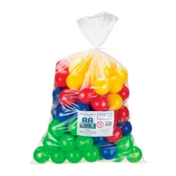 Kit 50 Bolinhas Plásticas Coloridas Infantil - Dispropil