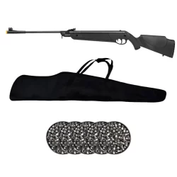 Carabina de Pressão Dione 5G 5.5mm Nitro Piston 60kg - Rossi + Capa + 5 Chumbos