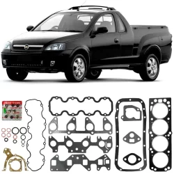 Jogo Junta Motor Chevrolet Montana 2004 A 2007 Completo Sabó