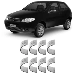 Bronzina Casquilho Biela 0.25 Fiat Idea 1.4 8V 2006 a 2016 Metal Leve