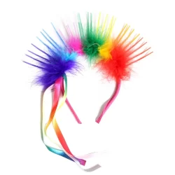 Arco Íris Tiara Adulto Colorido Carnaval - Abrakadabra