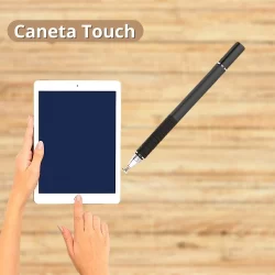 KIT 2 Caneta Touch Ponta Dupla Para Tablets Smartphones Telas Sensíveis Ao Toque - TX