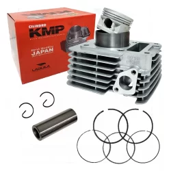 Kit Cilindro Ybr 125 Factor 125 Xtz 125 Kmp Std Pistão Anéis